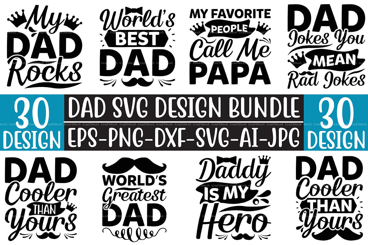 Dad Design SVG Bundle