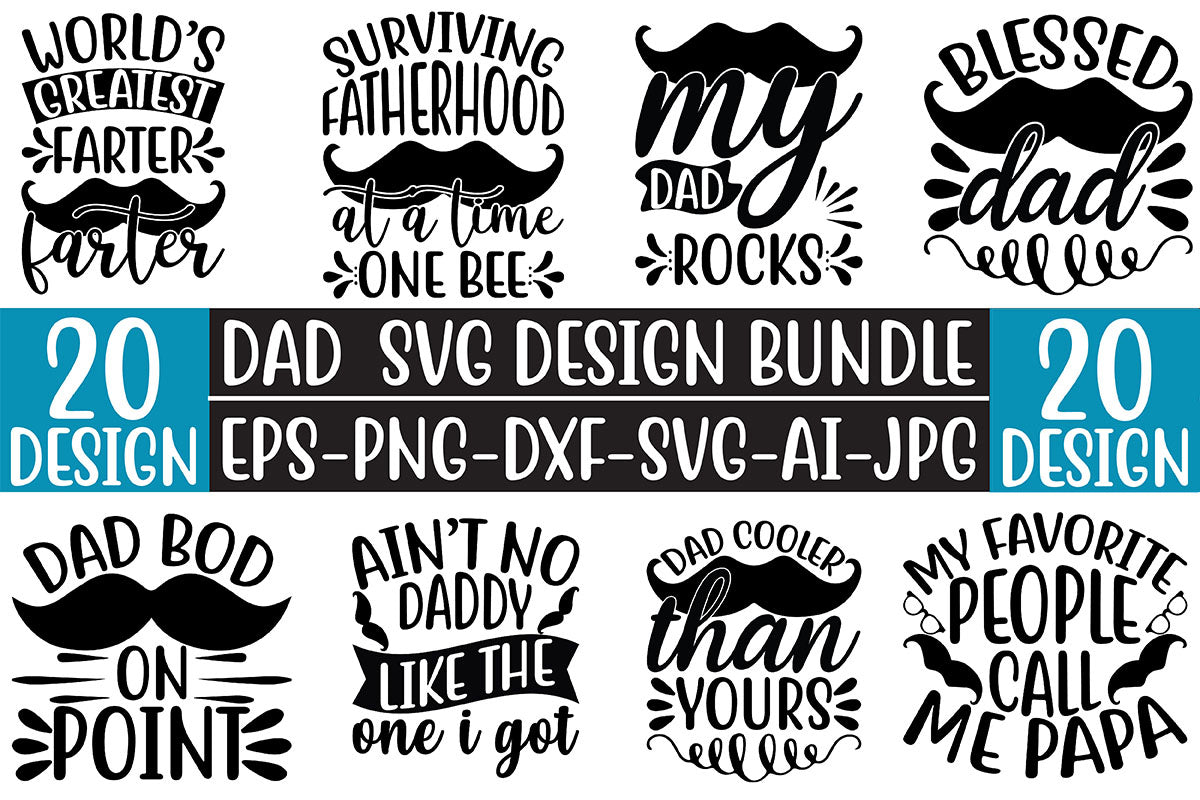 Dad SVG Bundle - CraftNest - Digital Crafting and Art