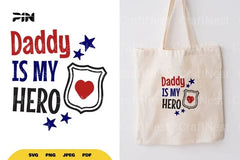 Daddy Is My Hero SVG Bundle - CraftNest - Digital Crafting and Art