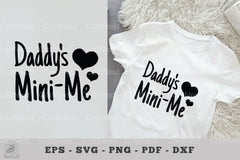 Daddy's Mini-Me Baby Quotes Clipart Bundle - CraftNest - Digital Crafting and Art