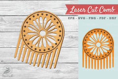 Daisy Flower Laser Cut Comb Clipart Bundle - CraftNest - Digital Crafting and Art