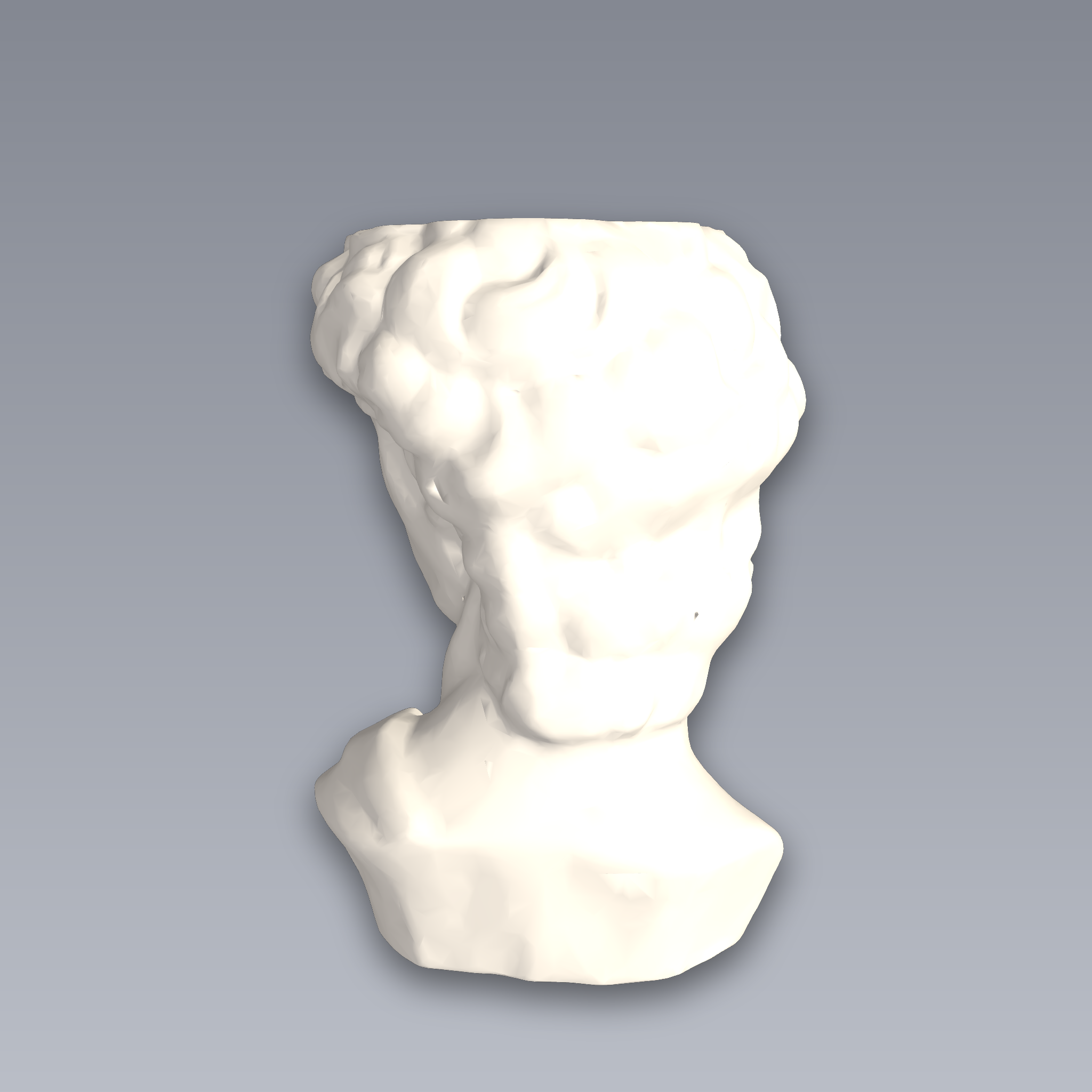 David Planter With Drainage 3D Print STL File