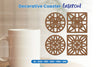 Decorative Coaster Lasercut SVG Clipart Bundle