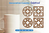 Decorative Coaster Lasercut SVG Clipart Bundle