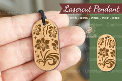 Decorative Floral Lasercut Pendant Clipart Bundle - CraftNest - Digital Crafting and Art