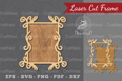 Decorative Frame Laser Cut Clipart Bundle - CraftNest - Digital Crafting and Art