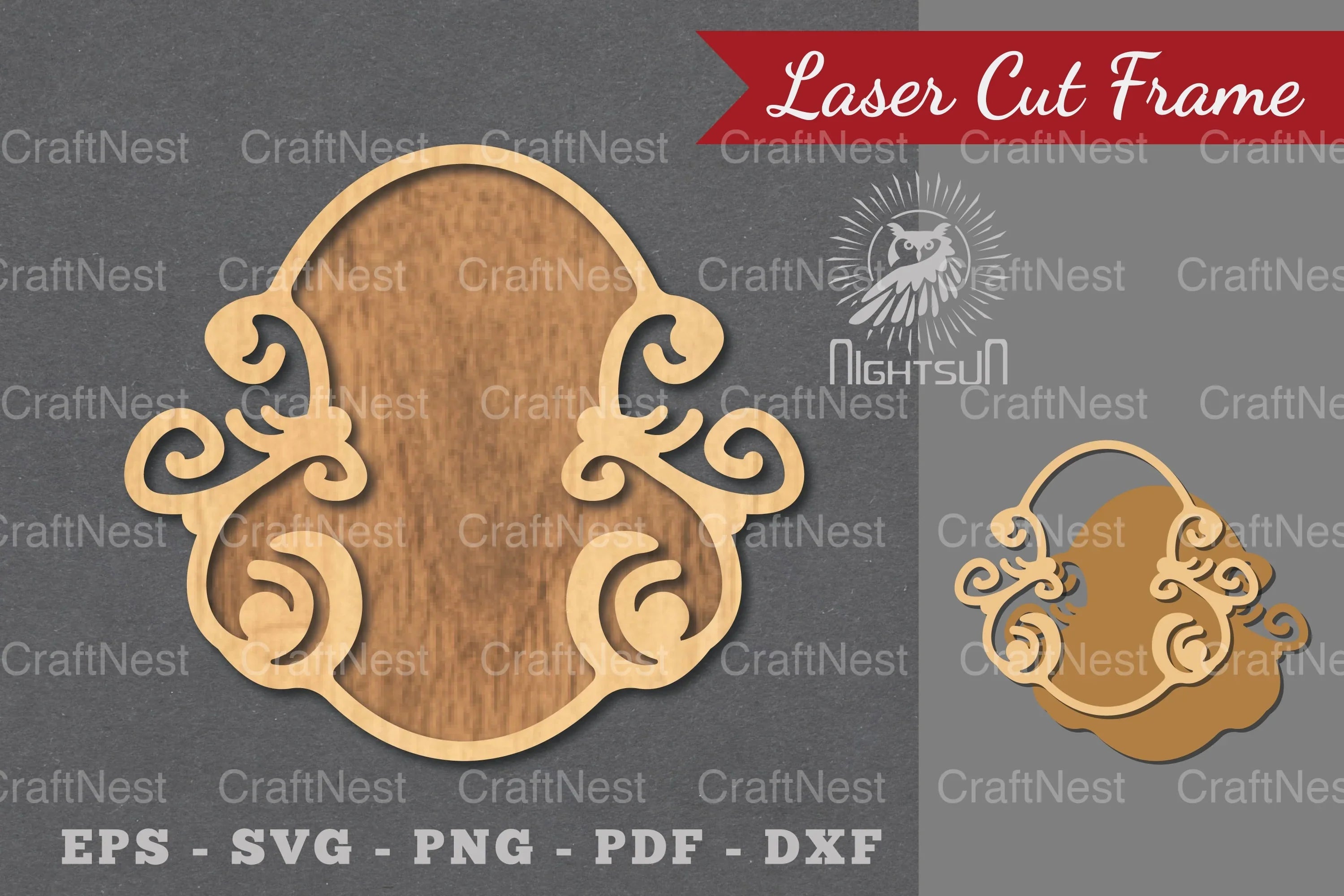 Decorative Frame Laser Cut Decoration Clipart Bundle - CraftNest - Digital Crafting and Art