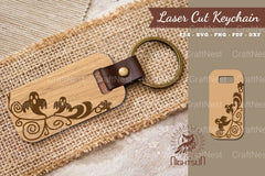 Decorative Ghost Laser Cut Keychain Clipart Bundle - CraftNest - Digital Crafting and Art