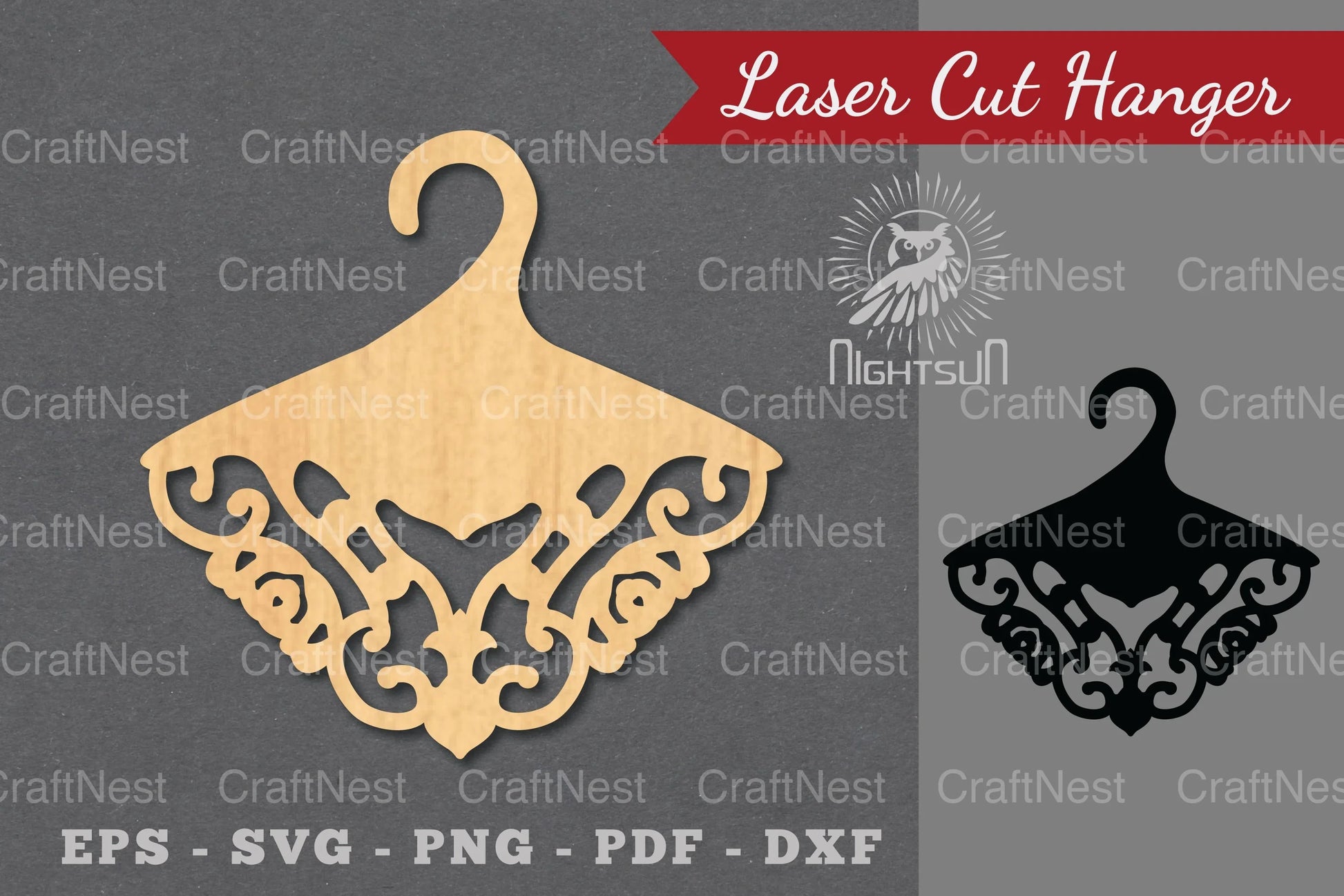Decorative Hanger Laser Cut Design Bundle - CraftNest - Digital Crafting and Art