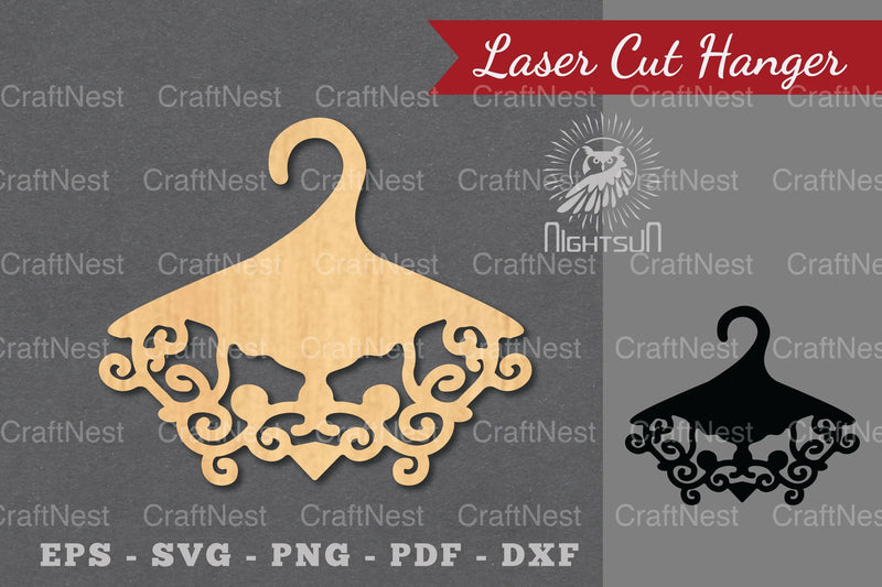 Decorative Hanger Laser Cut Clipart Bundle - CraftNest - Digital Crafting and Art