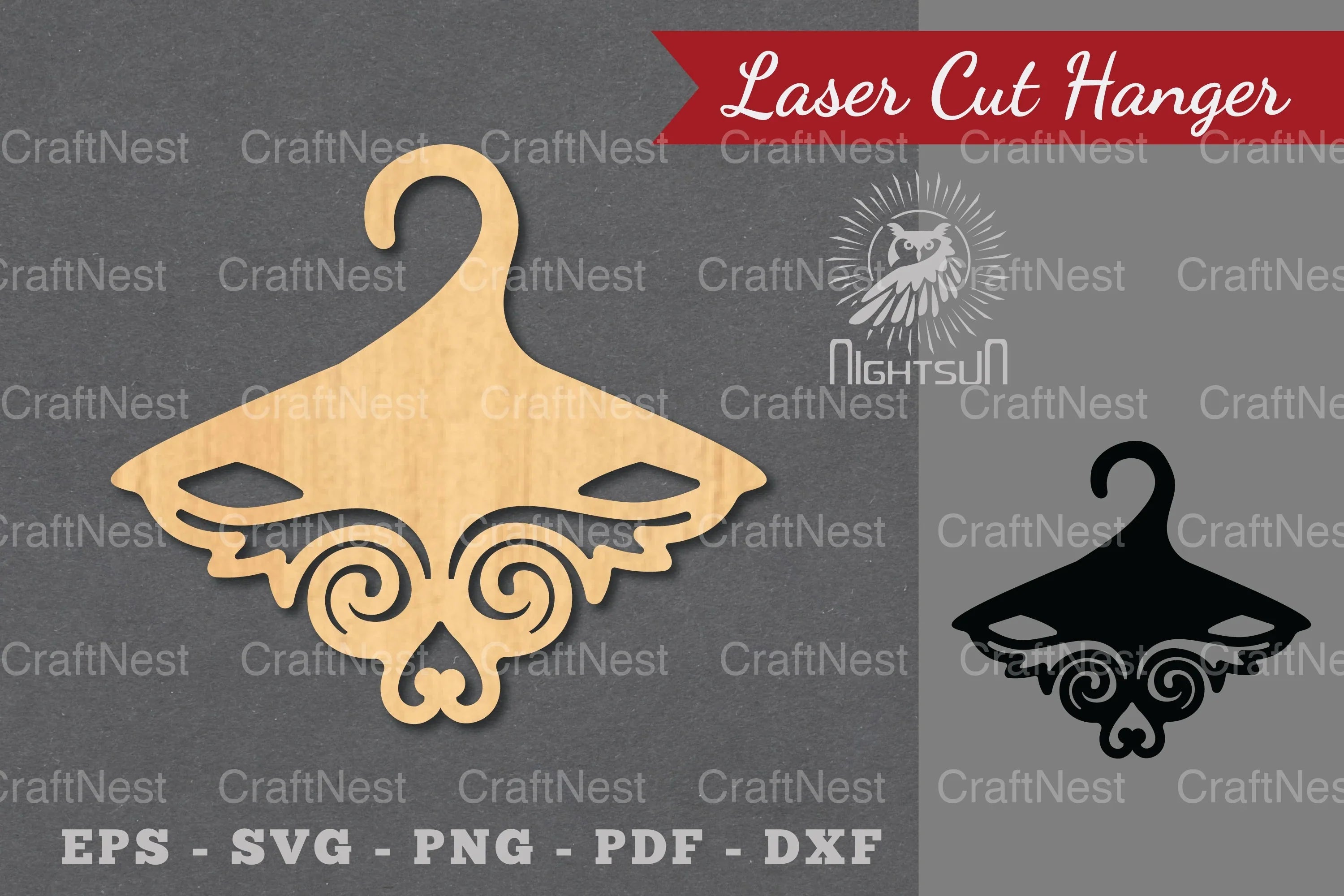 Decorative Hanger Laser Cut Clipart Bundle - CraftNest - Digital Crafting and Art