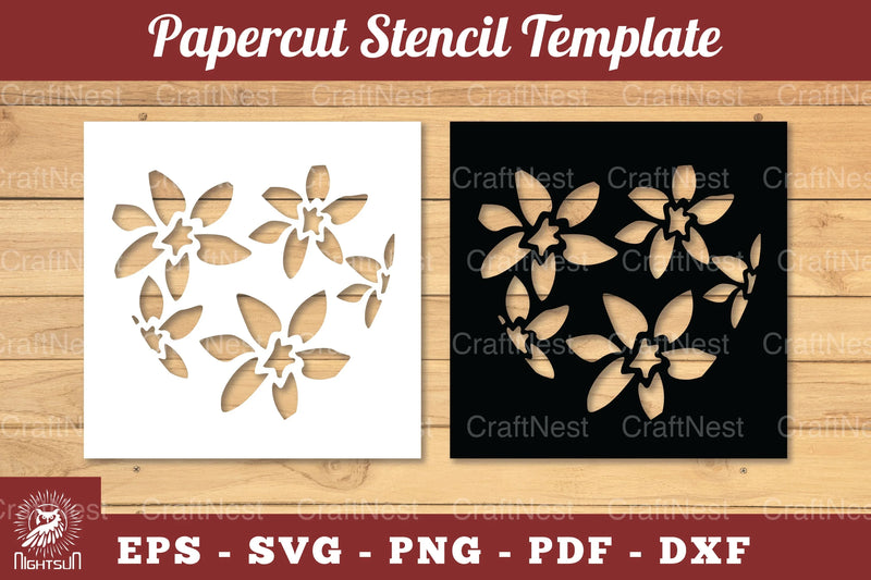 Decorative Heart Papercut Stencil Clipart Bundle - CraftNest - Digital Crafting and Art