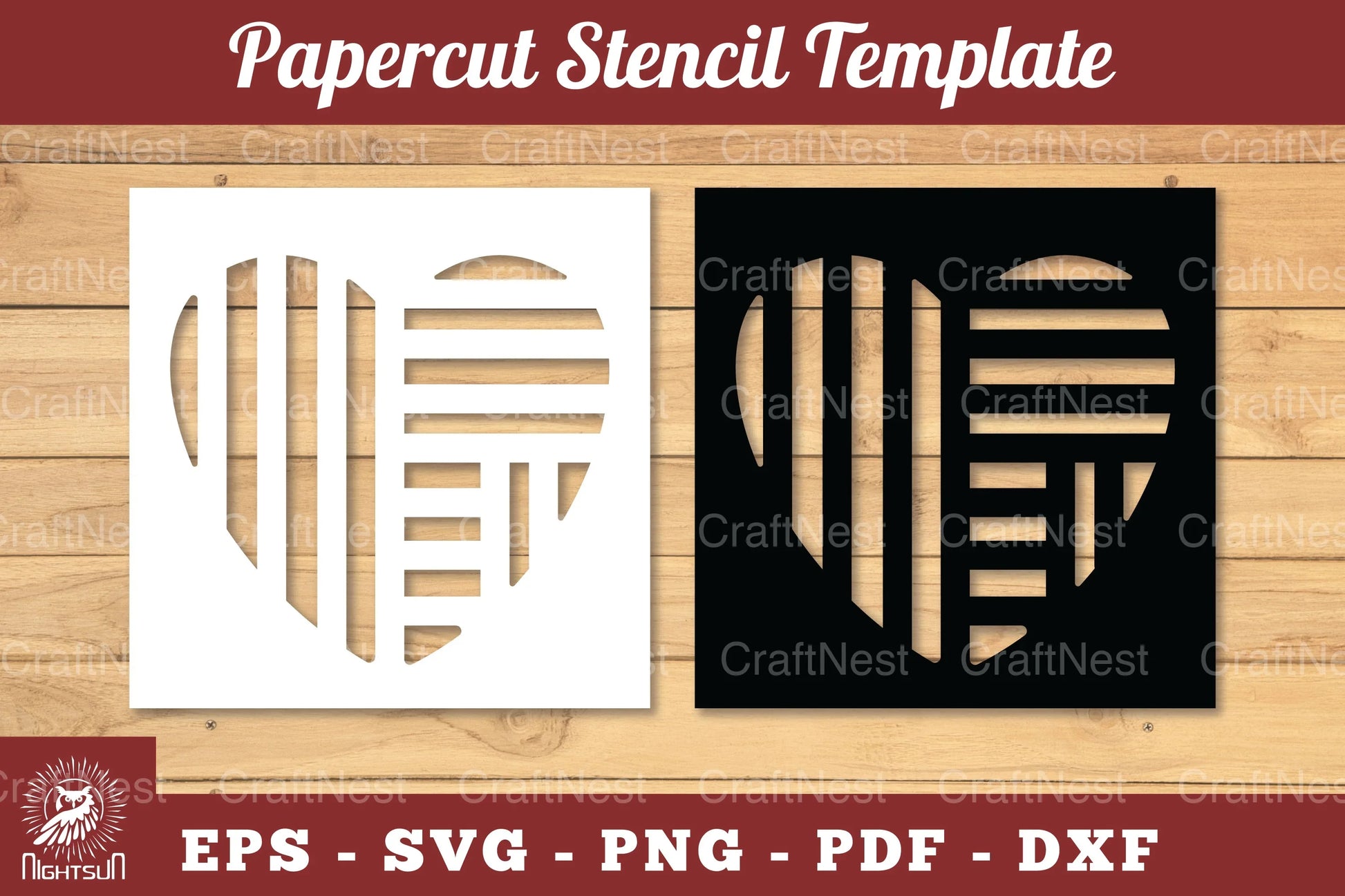Decorative Heart Papercut Stencil Clipart Bundle - CraftNest - Digital Crafting and Art