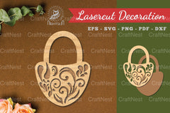 Decorative Lock Laser Cut Design Bundle - CraftNest - Digital Crafting and Art