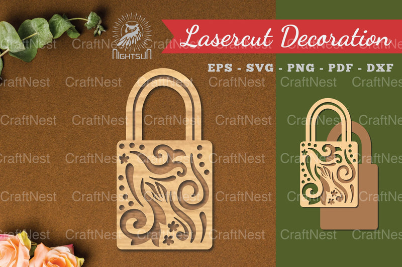 Decorative Lock Laser Cut Design Bundle - CraftNest - Digital Crafting and Art