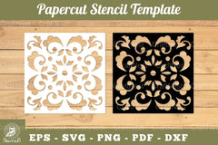 Decorative Paper Cut Stencil Clipart Bundle - CraftNest - Digital Crafting and Art