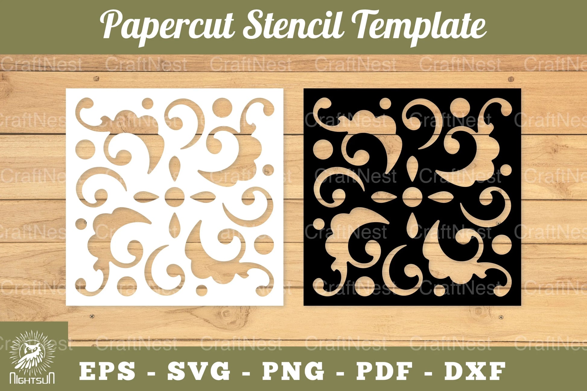 Decorative Paper Cut Stencil SVG Bundle - CraftNest - Digital Crafting and Art