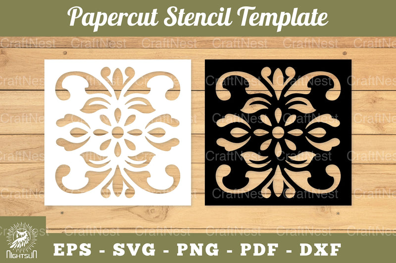 Decorative Paper Cut Stencil Clipart Bundle - CraftNest - Digital Crafting and Art
