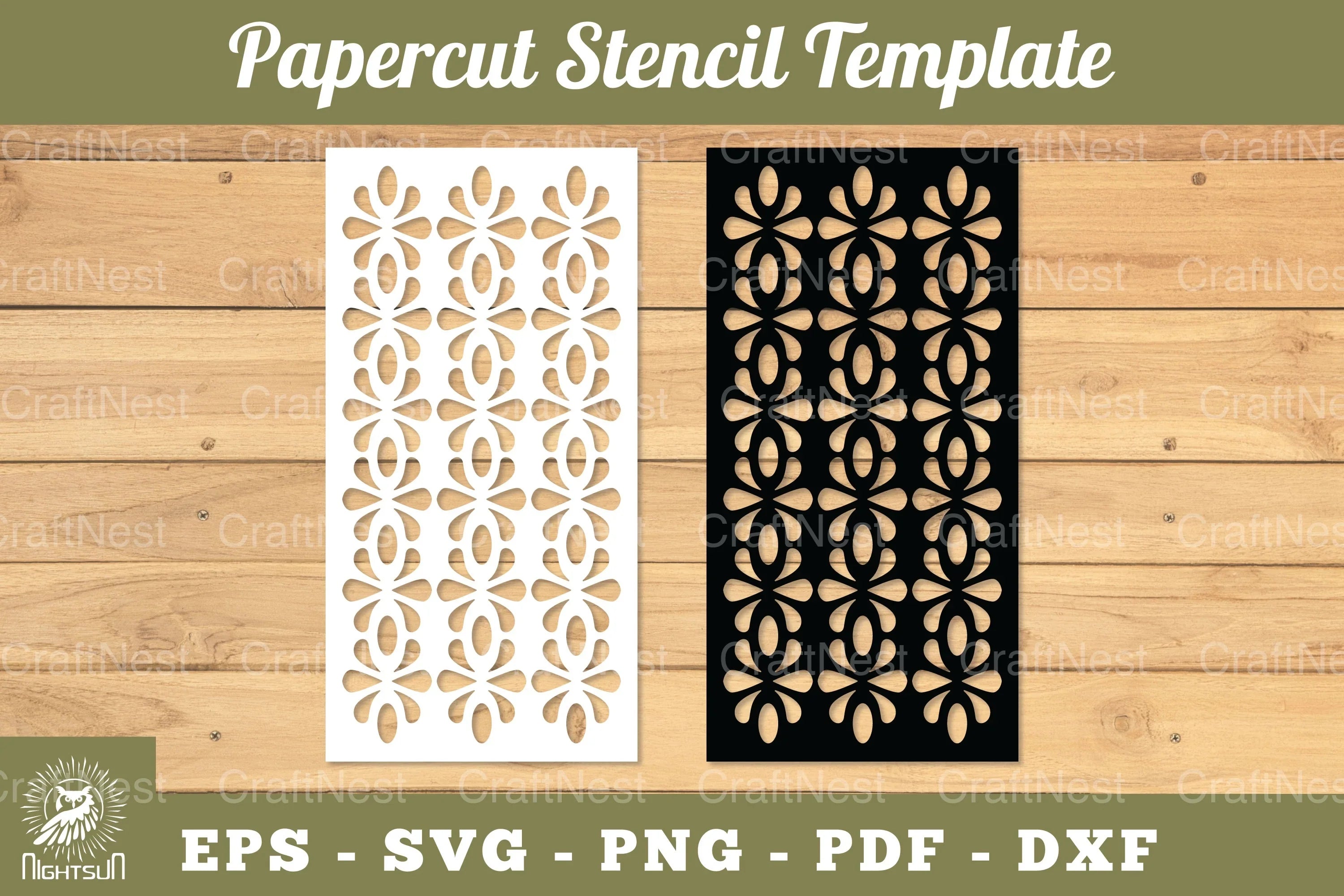 Decorative Papercut Stencil Clipart Bundle - CraftNest - Digital Crafting and Art