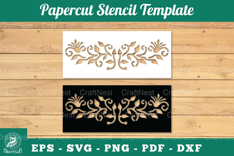 Decorative Papercut Stencil Clipart Bundle - CraftNest - Digital Crafting and Art