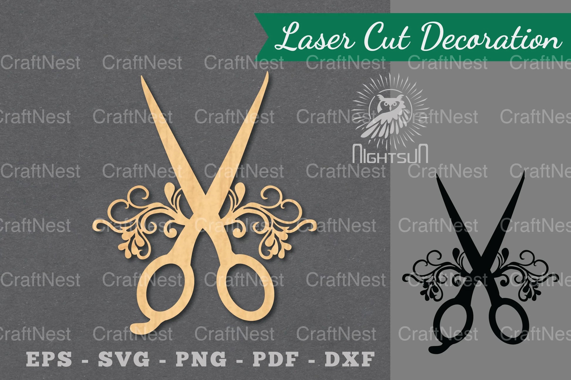 Decorative Scissors Laser Cut Clipart Bundle - CraftNest - Digital Crafting and Art