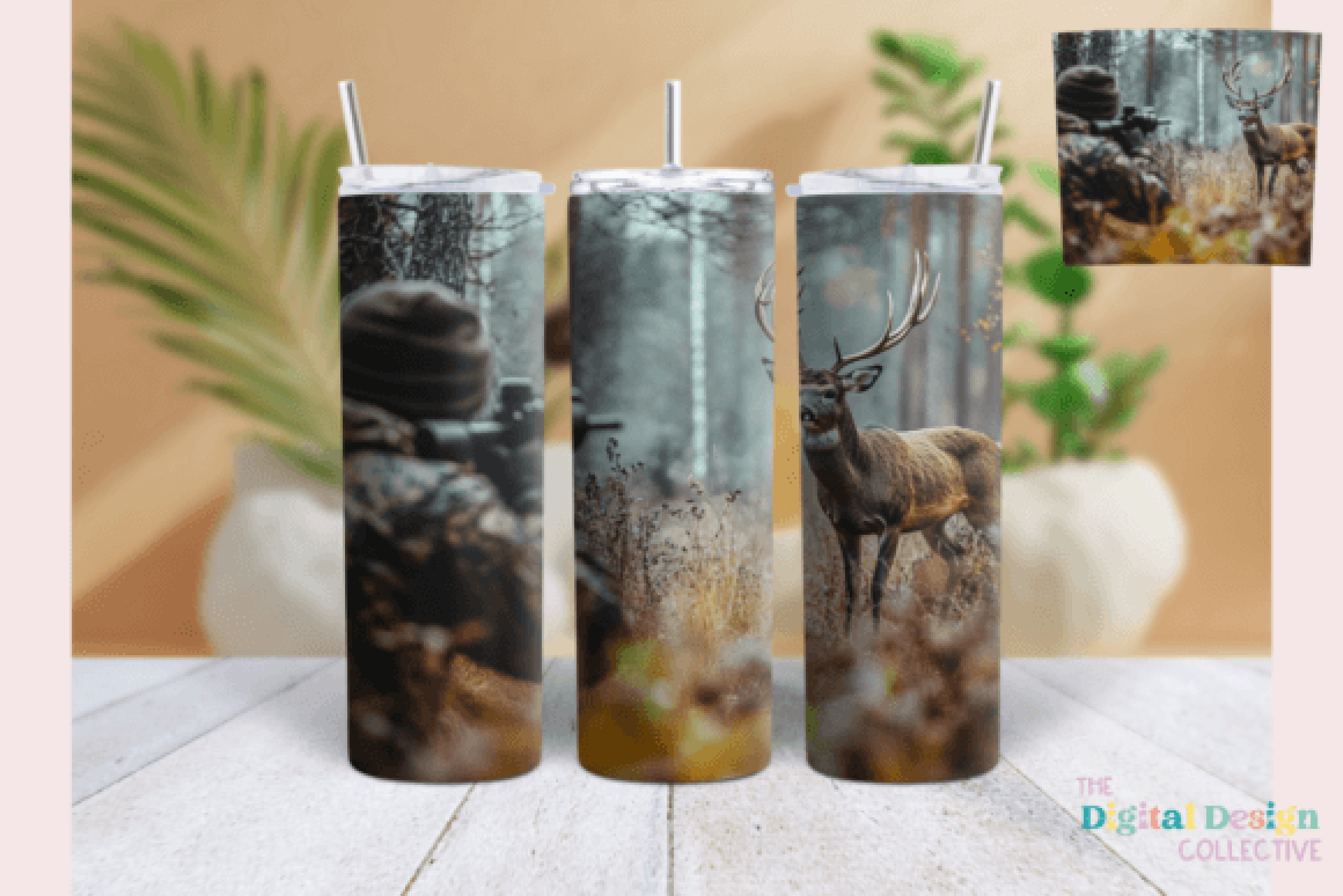 Deer Hunting Tumbler Wrap Bundle