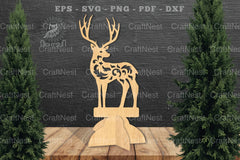 Deer Laser Cut Home Decor SVG Bundle - CraftNest - Digital Crafting and Art