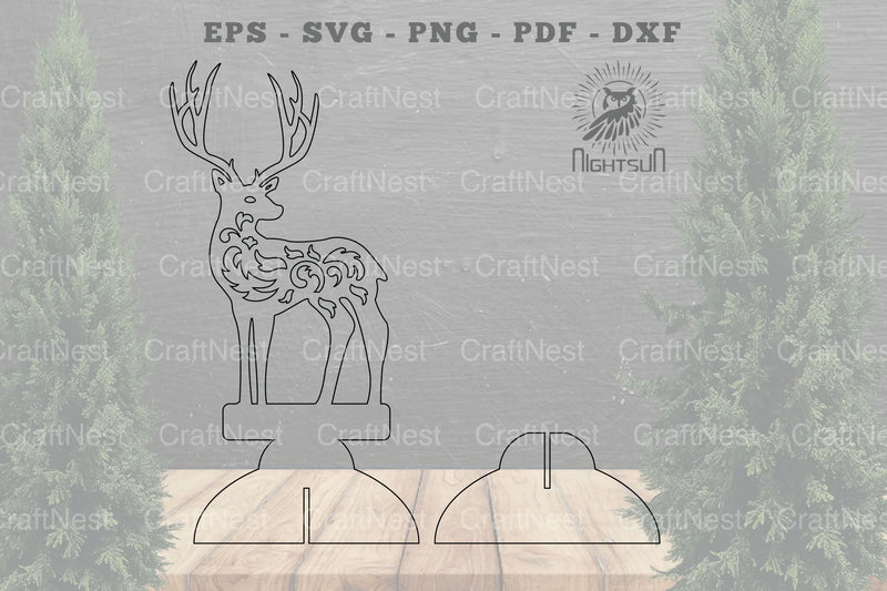 Deer Laser Cut Home Decor SVG Bundle - CraftNest - Digital Crafting and Art