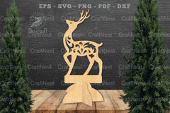 Deer Laser Cut Home Decor SVG Bundle - CraftNest - Digital Crafting and Art