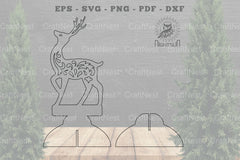 Deer Laser Cut Home Decor SVG Bundle - CraftNest - Digital Crafting and Art