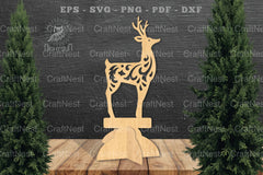 Deer Laser Cut Home Decor SVG Bundle - CraftNest - Digital Crafting and Art
