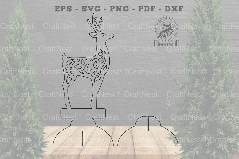 Deer Laser Cut Home Decor SVG Bundle - CraftNest - Digital Crafting and Art
