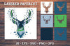 Deer Layered Papercut SVG Bundle
