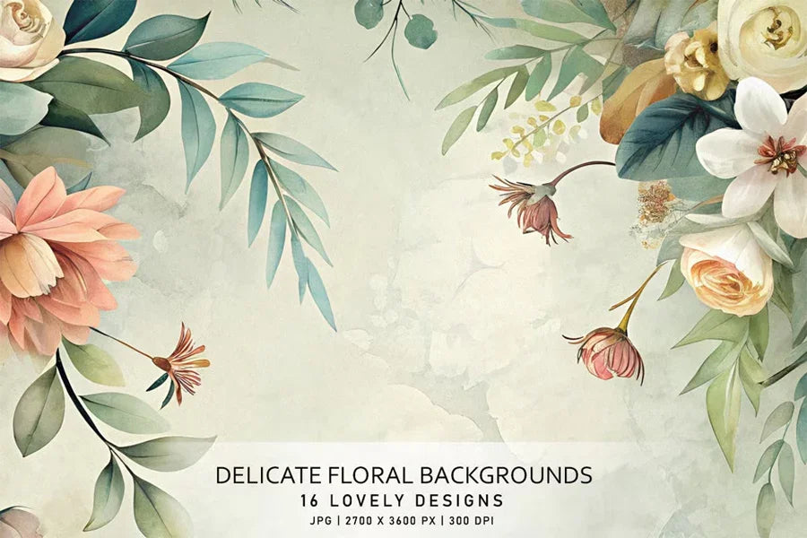 Delicate Desktop Background Delicate Floral Backgrounds