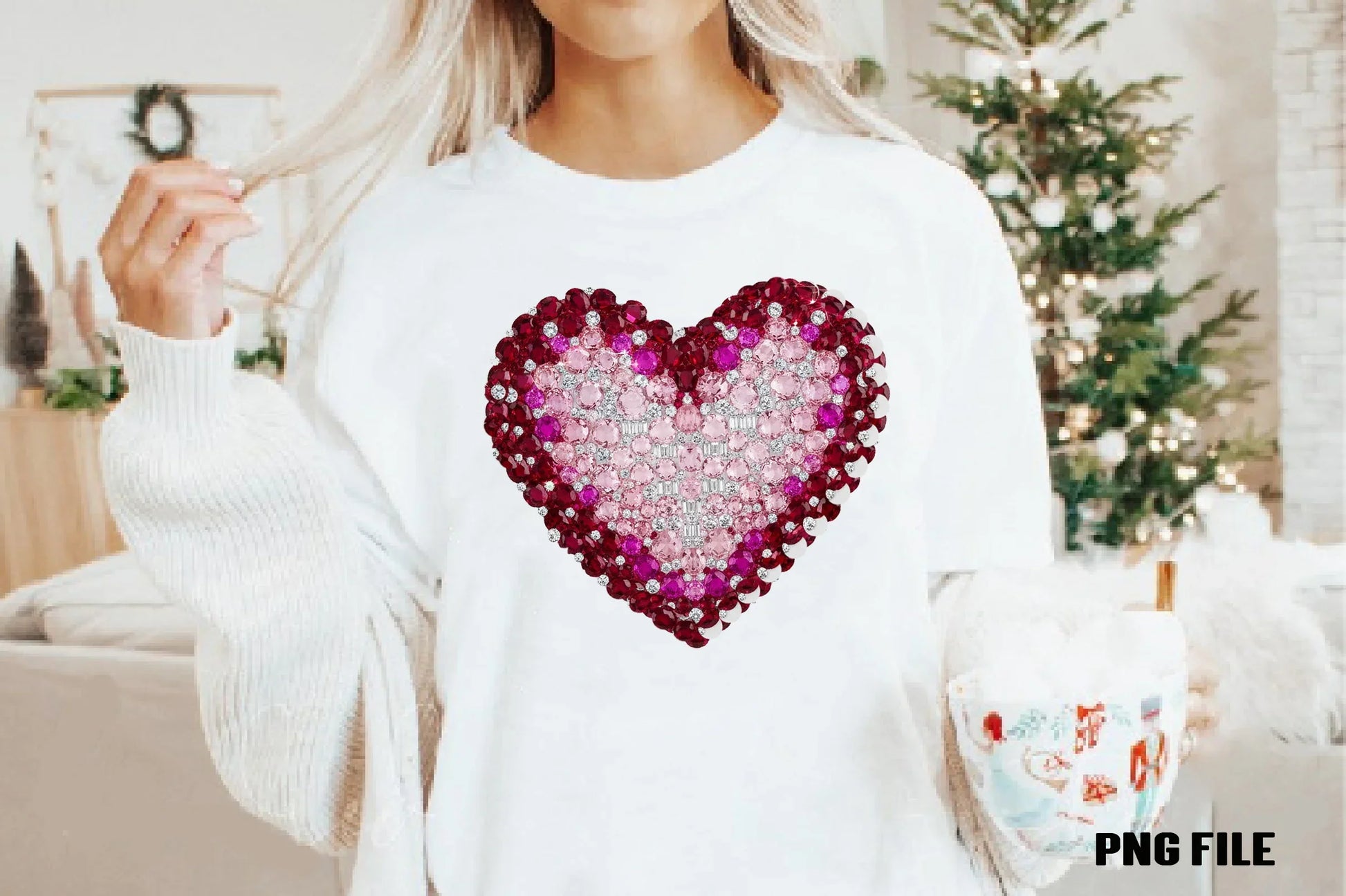 Diamond Glitter Valentine Heart Clipart Bundle - CraftNest - Digital Crafting and Art