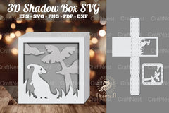 Dinosaur 3D Papercut Shadow Box Clipart Bundle - CraftNest - Digital Crafting and Art