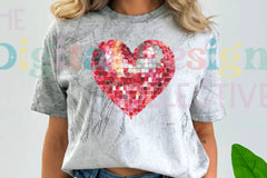 Valentine's Day Disco Ball Heart Clipart Bundle - CraftNest - Digital Crafting and Art
