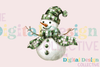 Festive Disco Snowman Christmas Clipart Bundle