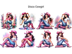 Disco Cowgirl - CraftNest - Digital Crafting and Art