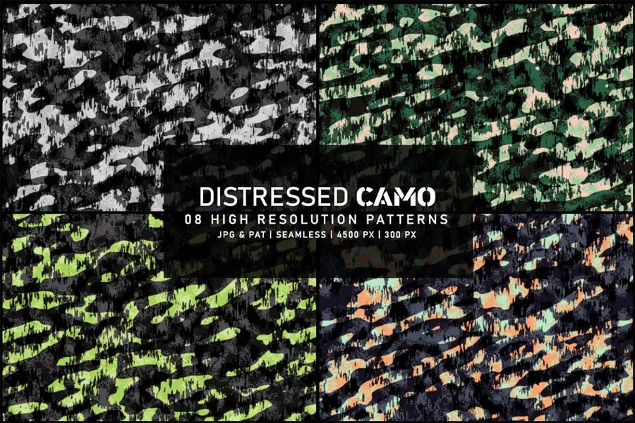 Distressed Camo - CraftNest - Digital Crafting and Art