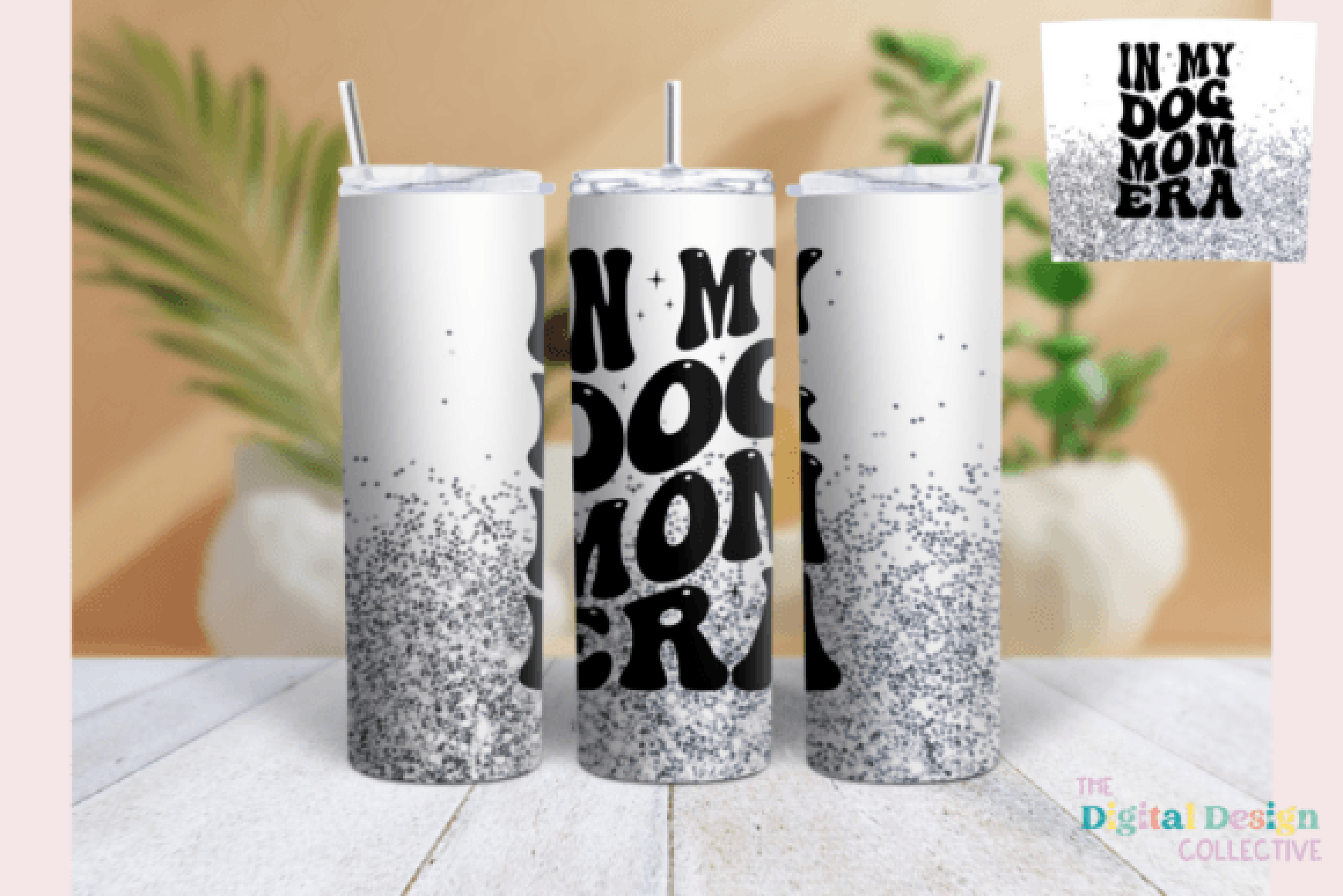 Dog Mom Skinny Tumbler Wrap Bundle