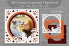 Dog 3D Frame Layered SVG Bundle