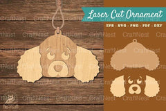 Dog Head Laser Cut Ornament Clipart Bundle - CraftNest - Digital Crafting and Art