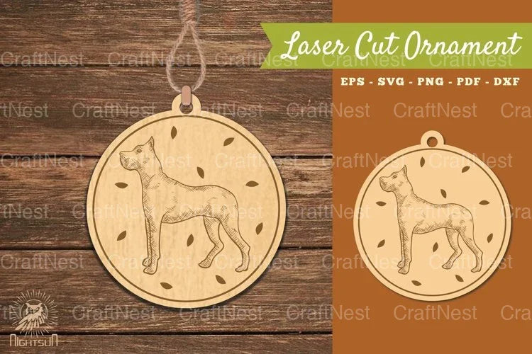 Dog Laser Cut Ornament SVG Bundle - CraftNest - Digital Crafting and Art