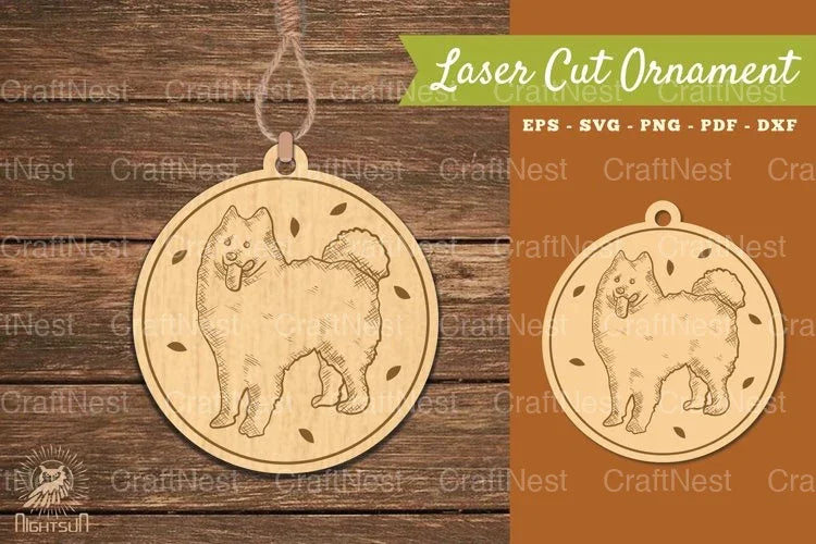 Dog Laser Cut Ornament SVG Bundle - CraftNest - Digital Crafting and Art