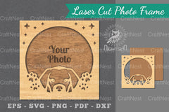 Dog Laser Cut Photo Frame Bundle - CraftNest - Digital Crafting and Art