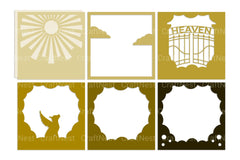 Dog Memorial 3D Layered Papercut Clipart Bundle - CraftNest - Digital Crafting and Art