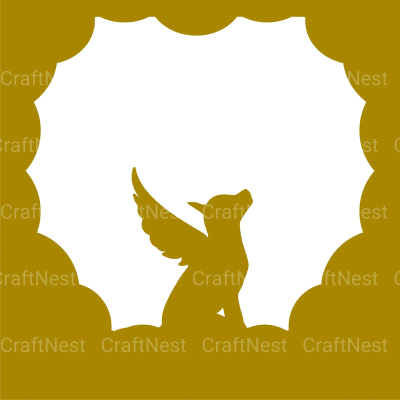 Dog Memorial 3D Layered Papercut Clipart Bundle - CraftNest - Digital Crafting and Art