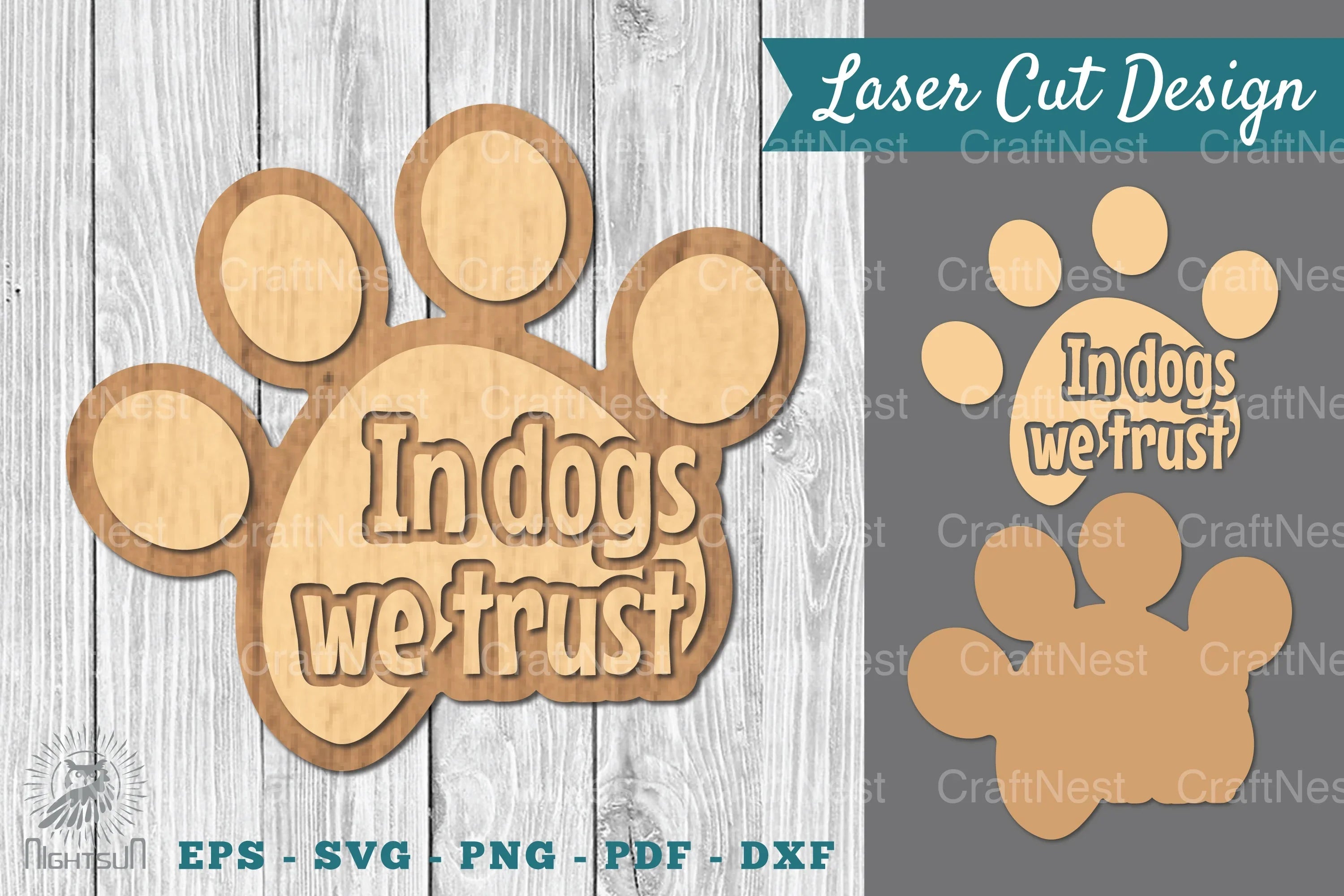 Dog Quotes Laser Cut Decoration Clipart Bundle - CraftNest - Digital Crafting and Art
