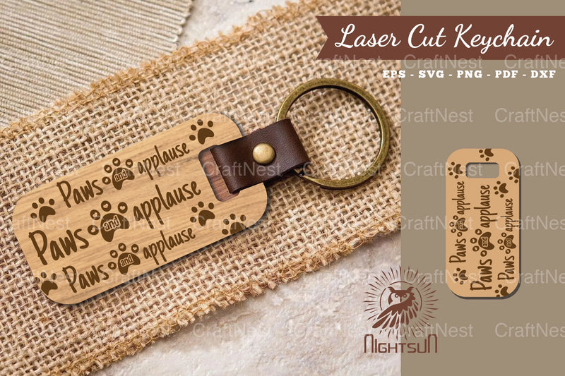 Dog Quotes Laser Cut Keychain Bundle - CraftNest - Digital Crafting and Art